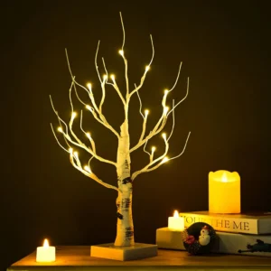 Light up birch branches