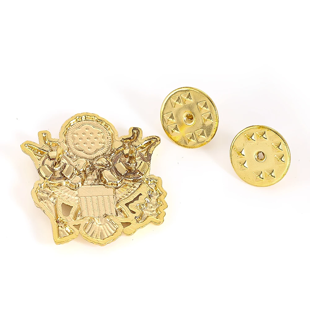 Stainless Steel USA American Eagle Lapel Pin - Image 3