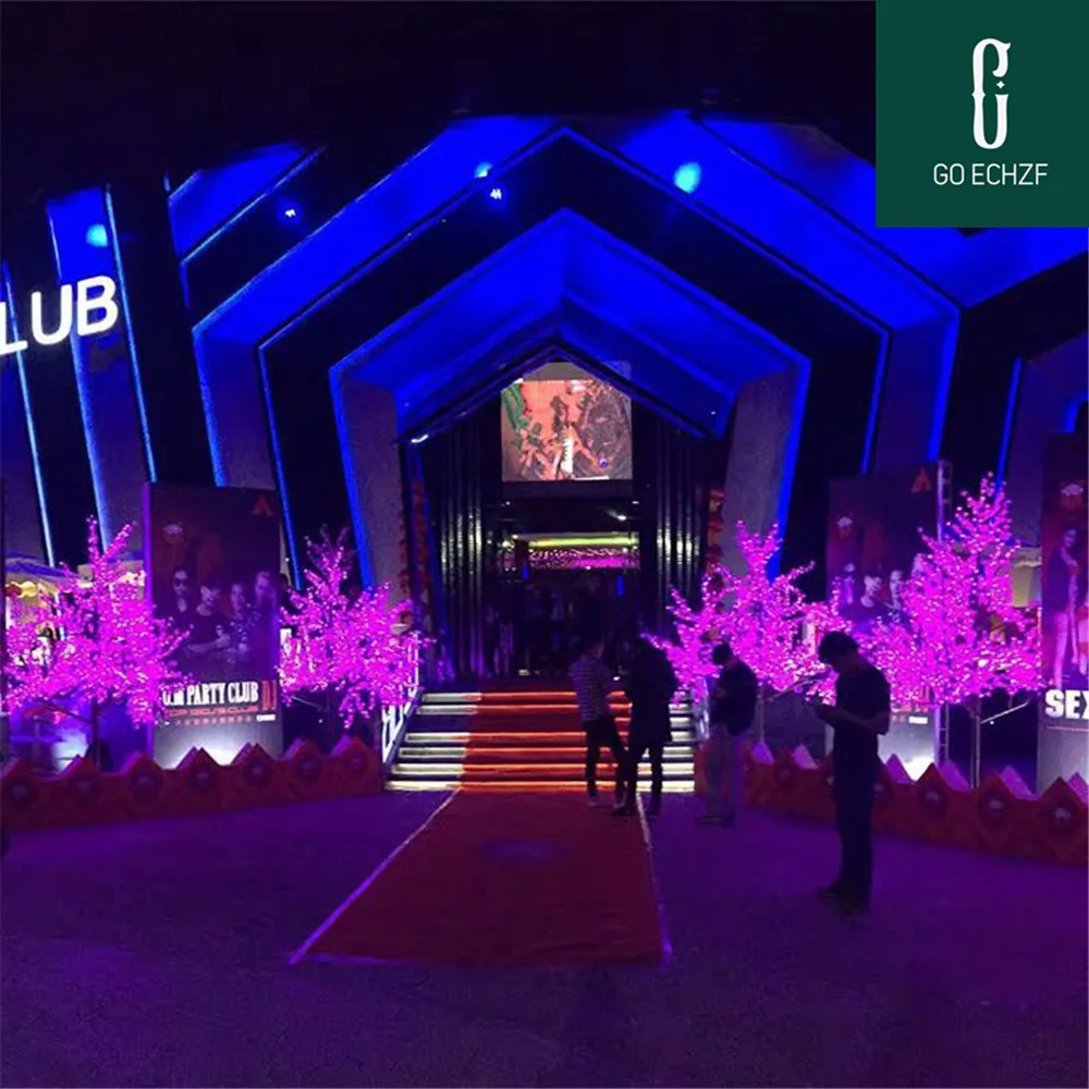 864 LED Bulbs Artificial Cherry Blossom Christmas Tree - Image 11