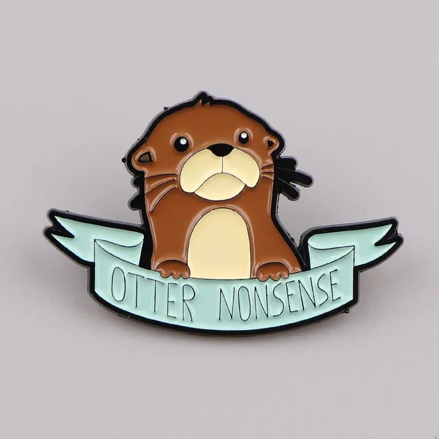 Funny Otter Pin for Women and Men - Image 2