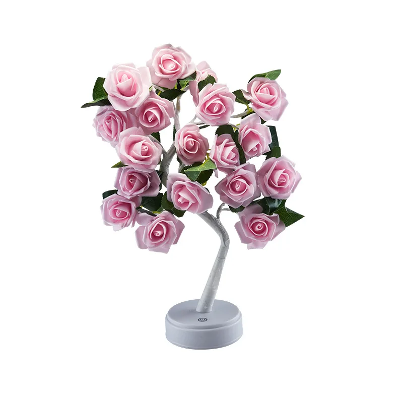 24 LED Rose Flower Tree with Lights Lamp - Image 7