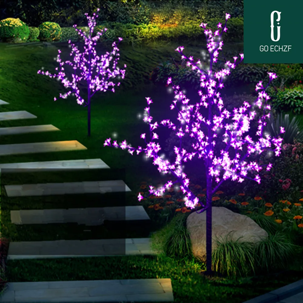 864 LED Bulbs Artificial Cherry Blossom Christmas Tree - Image 10