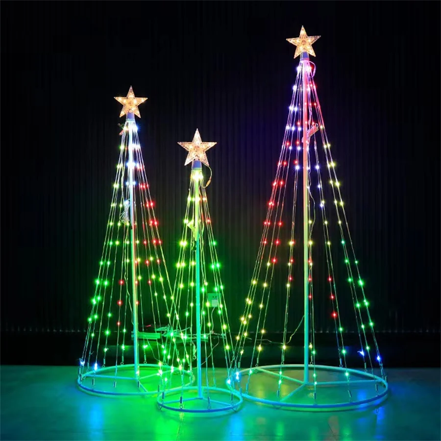 2.1M RGBIC APP Control Christmas Tree Halo Lights - Image 6