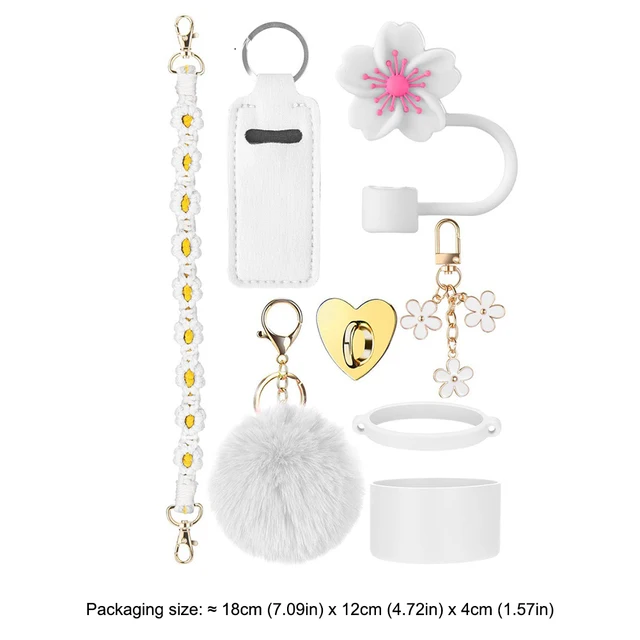 8 Pcs Set Cup Tumbler Accessories - Image 3
