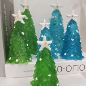 Sea Glass Christmas Trees