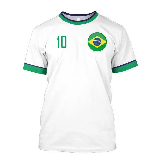 2023 Brazil Jersey T-Shirt | Oversized Brazilian Football Team Tee - Image 2