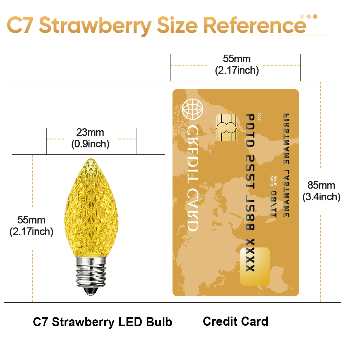Strawberry C7 Garland LED Christmas Lights - Image 6