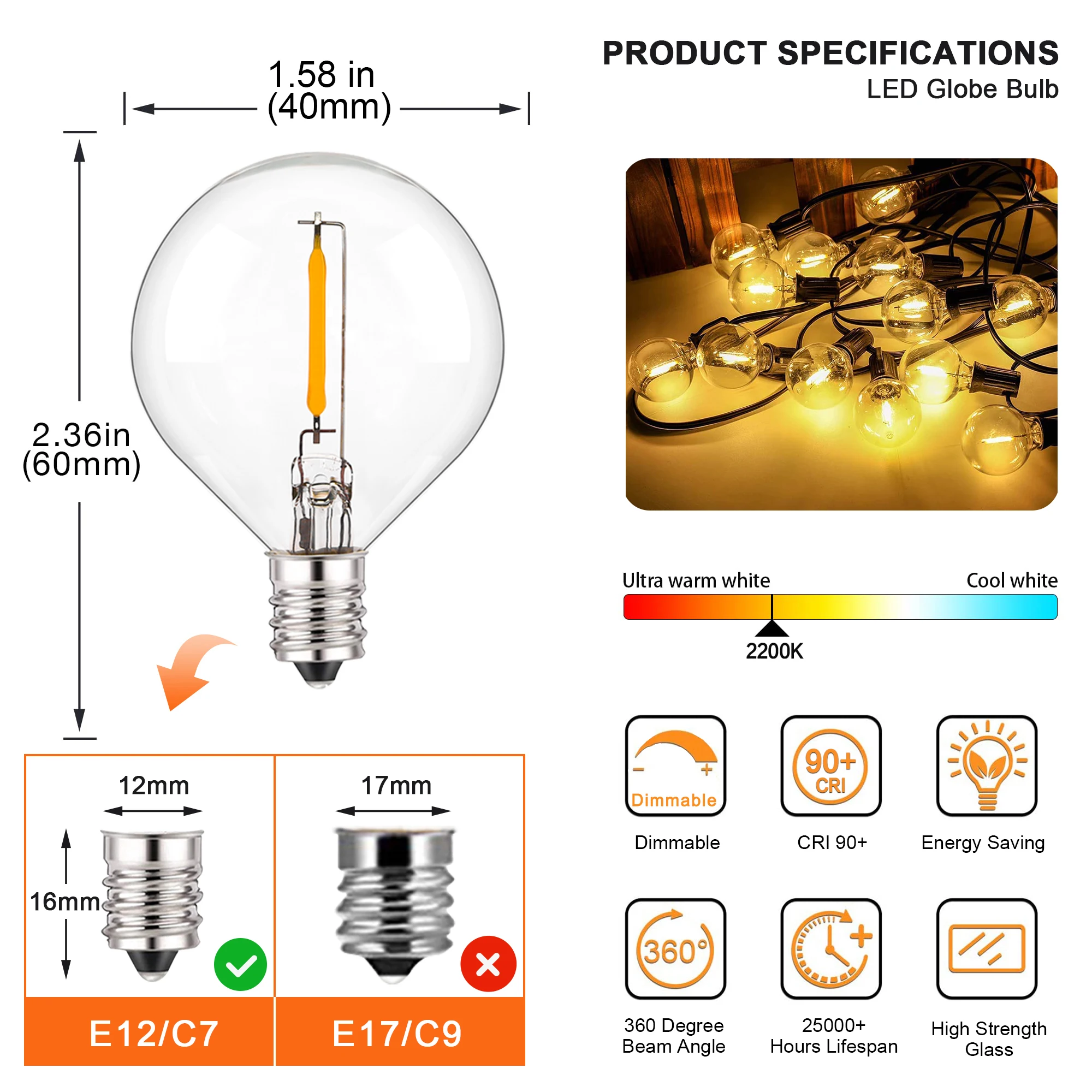 G40 LED Bulb - Image 10