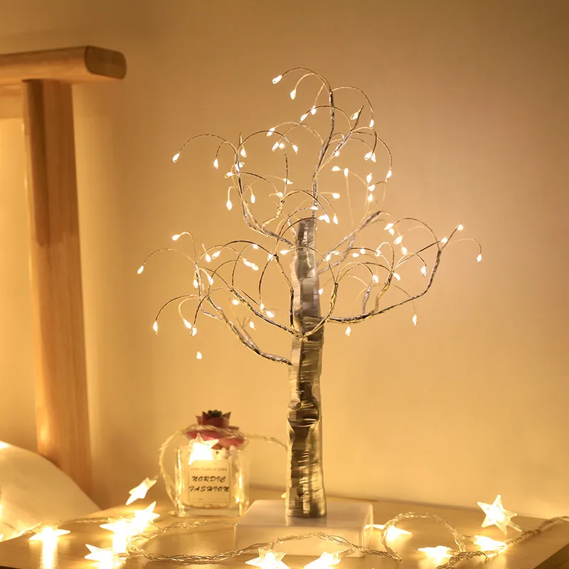 50/40cm Birch LED Light Tree Lamp - Image 4