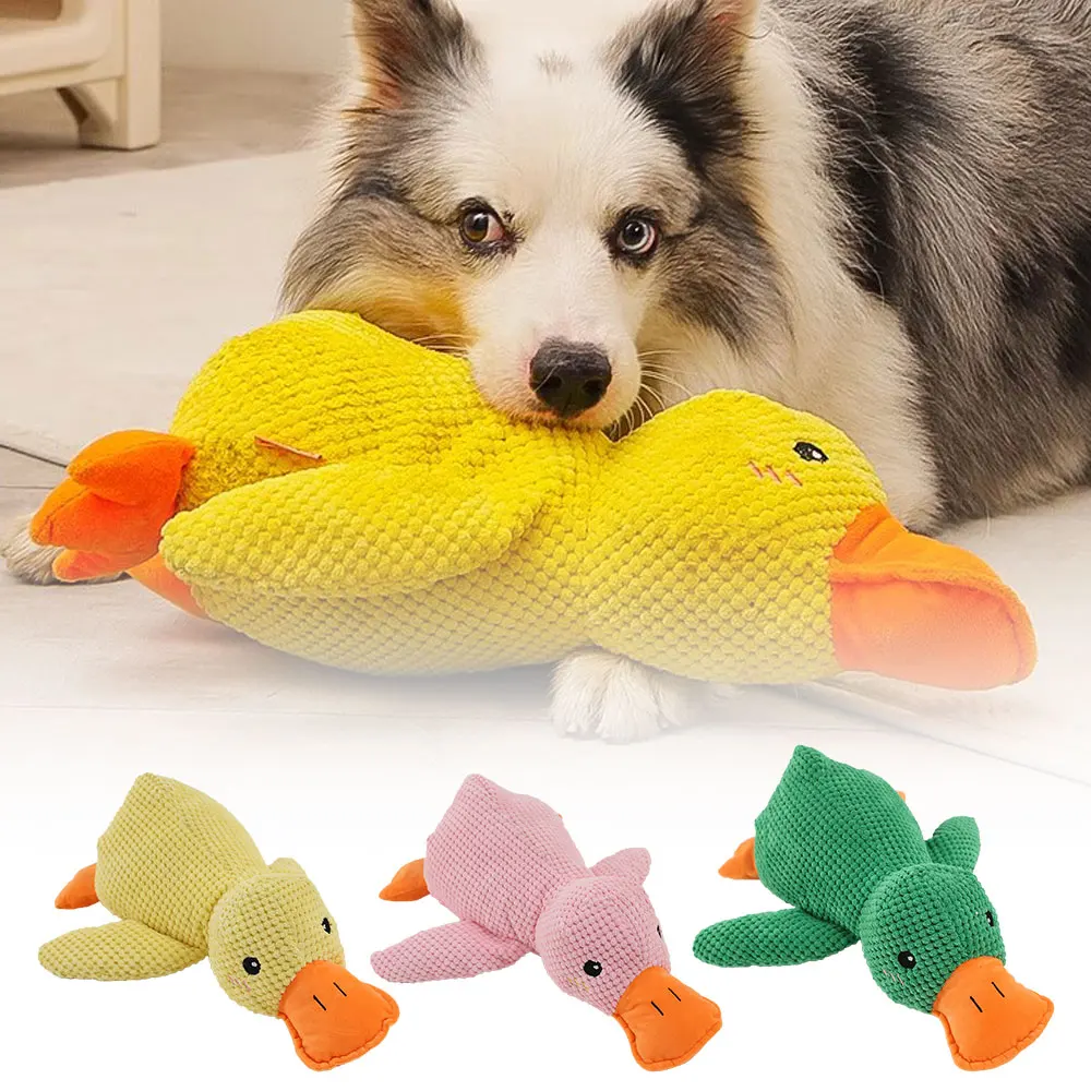 Quacking Duck Dog Toy