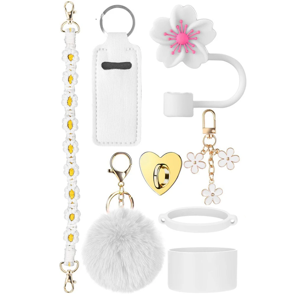 8 Pcs Set Cup Tumbler Accessories - Image 7