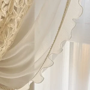 Cream Color Retro Custom Beaded Curtains