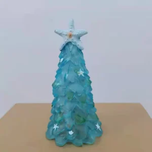 Sea Glass Christmas Trees