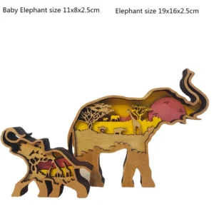 Wooden Animal Ornaments