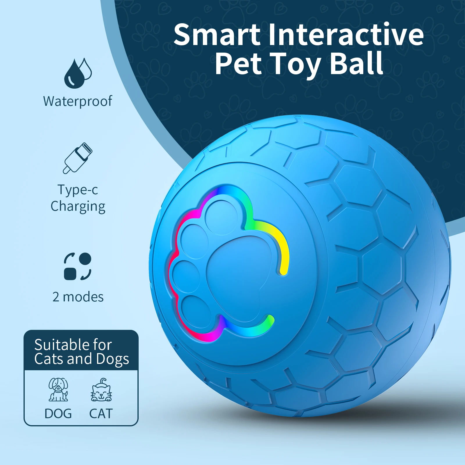 Color Dog Smart Toy RC Ball - Image 2
