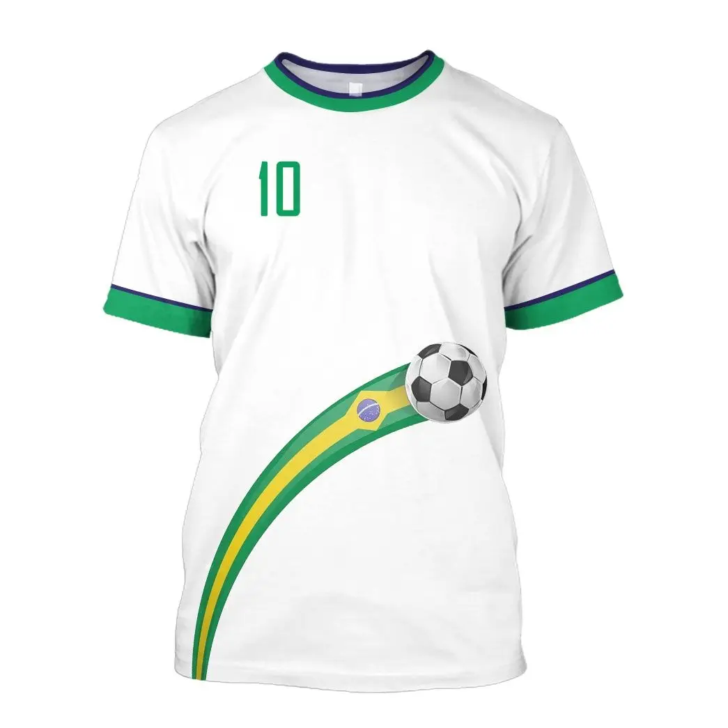 2023 Brazil Jersey T-Shirt | Oversized Brazilian Football Team Tee - Image 4