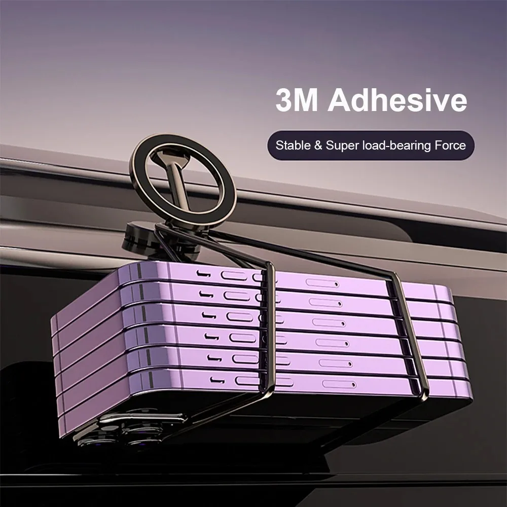360° Alloy Magnetic Car Phone Holder for MagSafe - Image 7