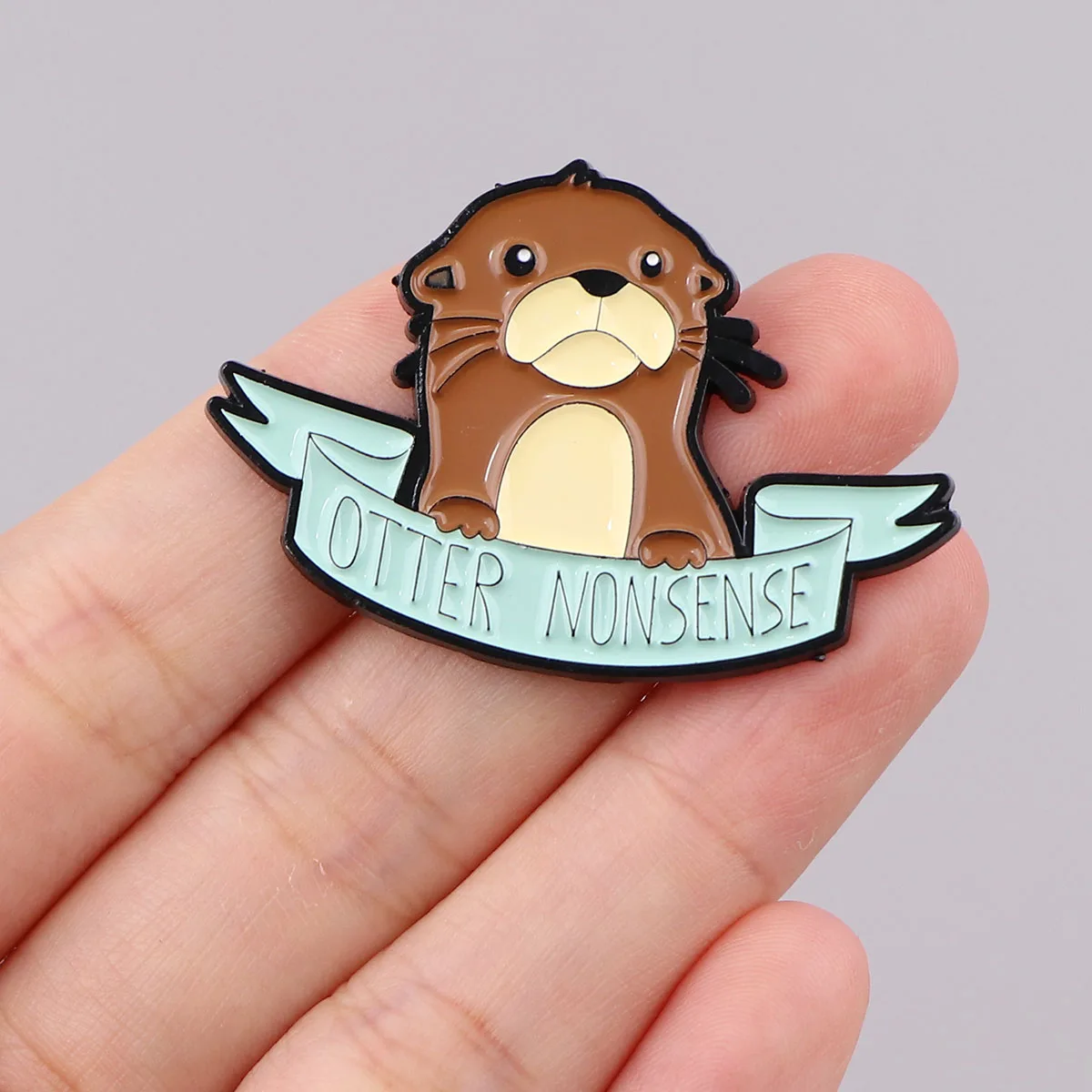 Funny Otter Pin for Women and Men - Image 5