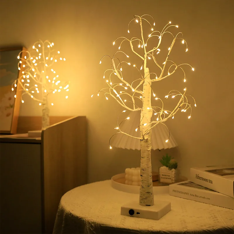 50/40cm Birch LED Light Tree Lamp - Image 6