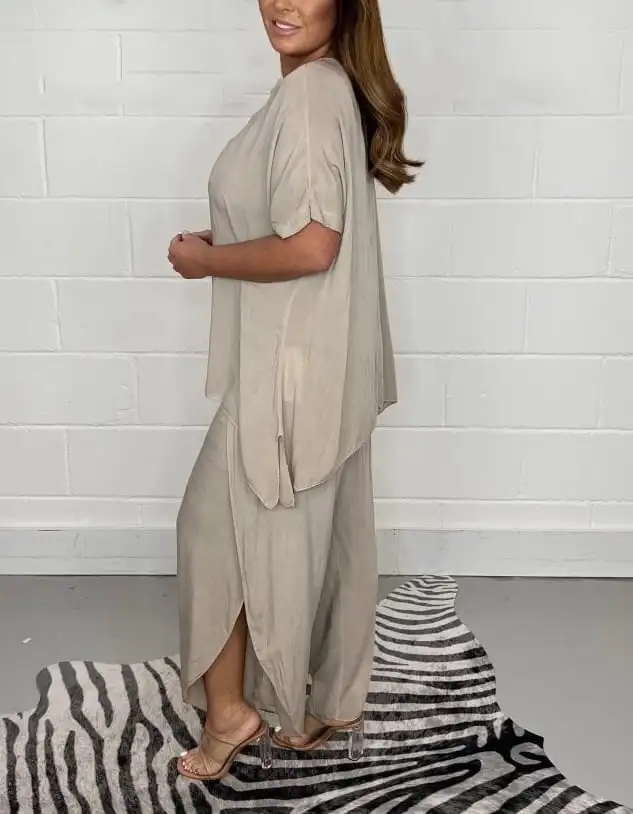 Floaty 2 Piece Sleeve Trouser Set - Image 11