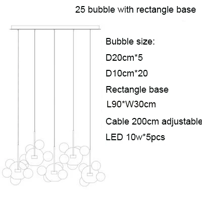 Italian Design Bubbles Chandelier - Image 11