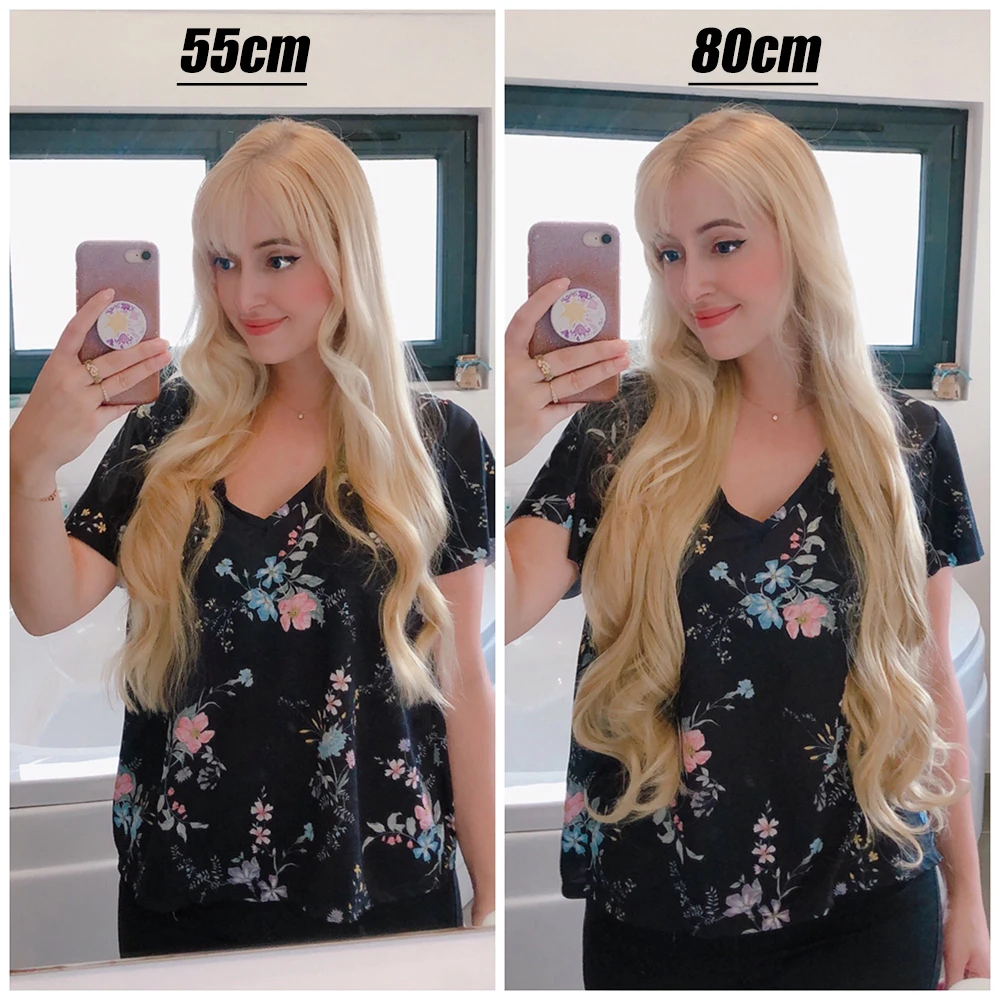 Synthetic 5 Clip-In Hair Extensions | Long Straight Hairstyle Hairpiece - Image 64