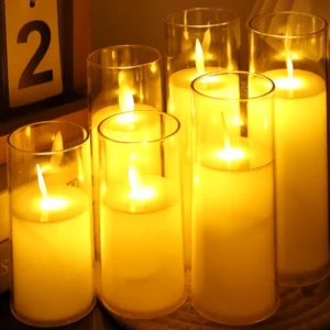3 Candle Christmas Lights