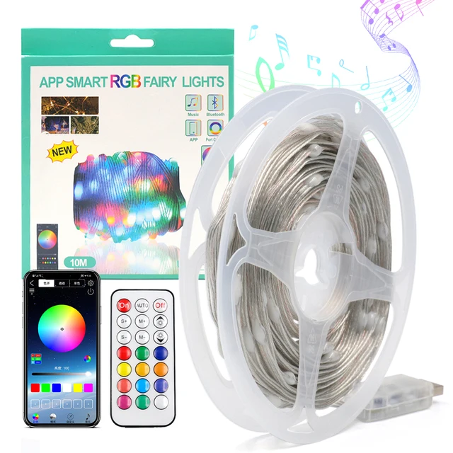 USB LED Christmas Tree Lights with Motion - Image 3