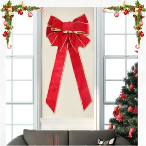 60cm Red Large Commercial Christmas Bows