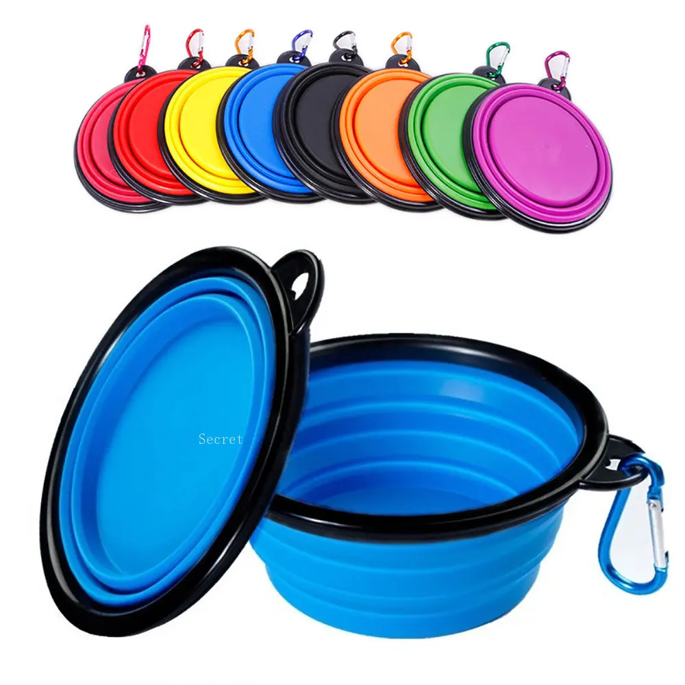 Silicone Dog Outdoor Water Bowl - Image 17