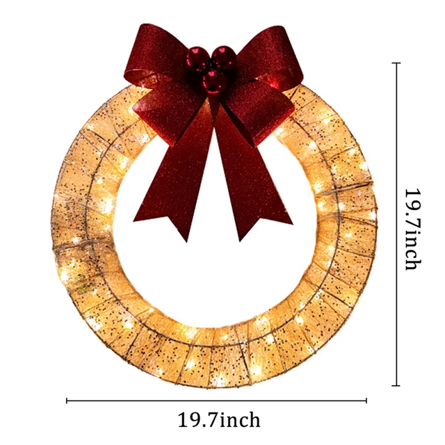 Battery Powered XMAS Wreaths - Image 2