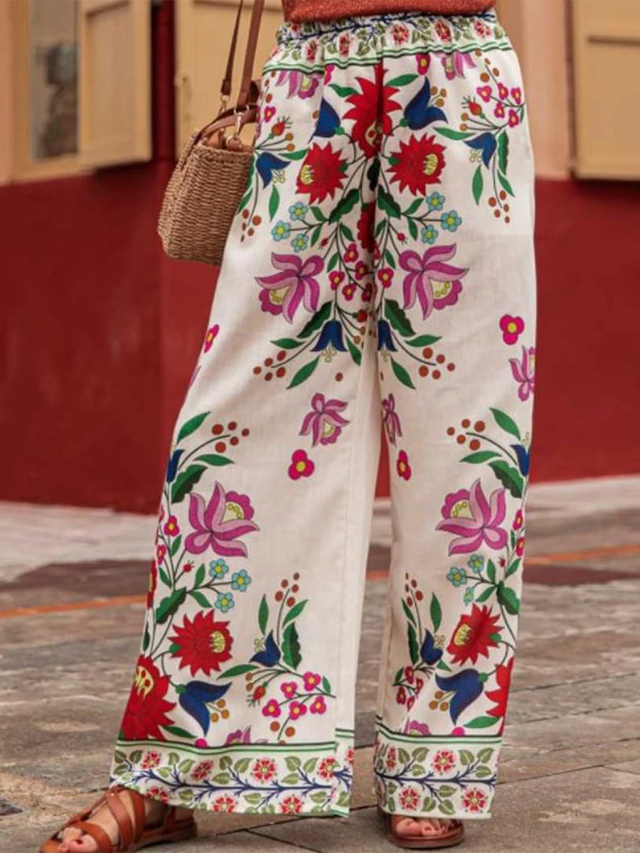 Retro Floral Pants - Image 4