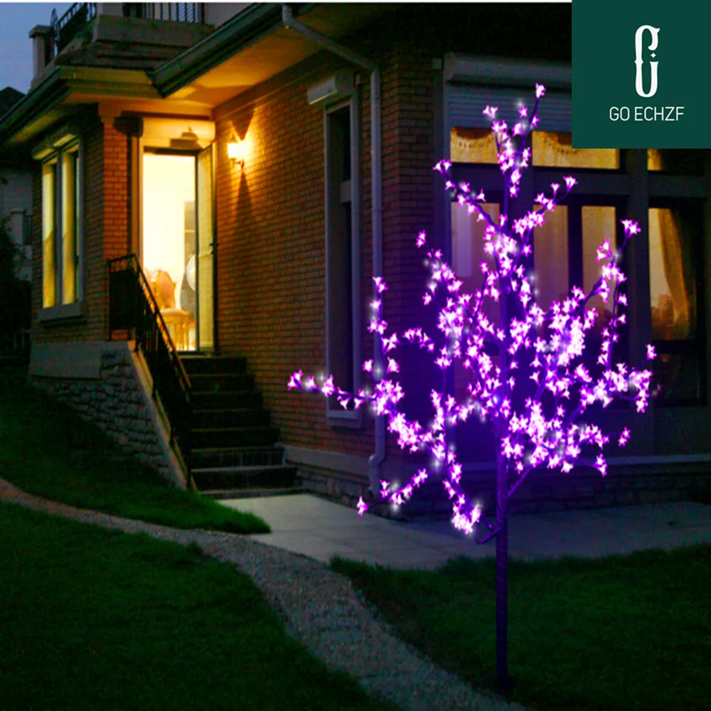 864 LED Bulbs Artificial Cherry Blossom Christmas Tree - Image 13