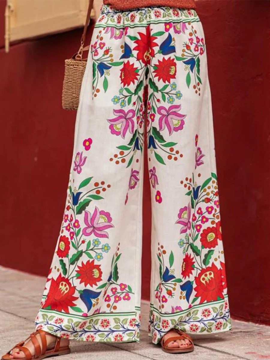 Retro Floral Pants - Image 3