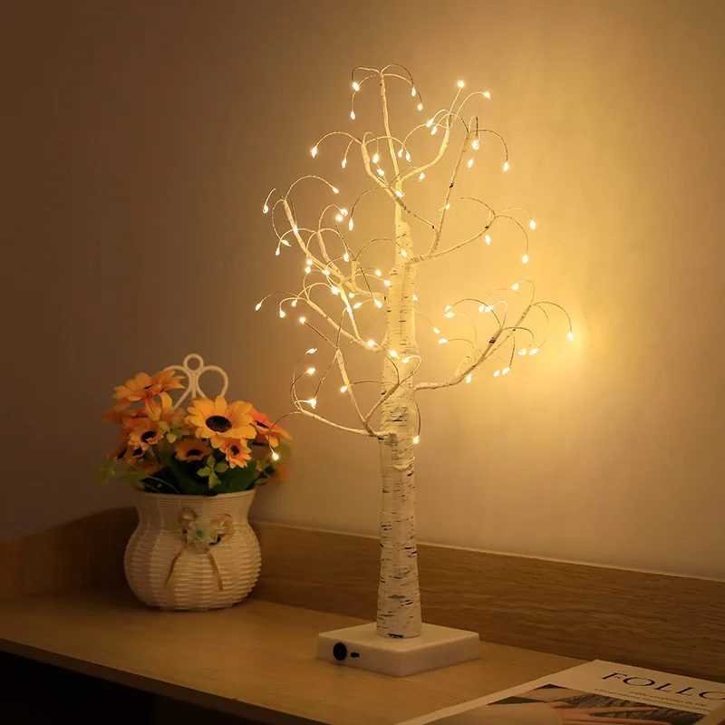 50/40cm Birch LED Light Tree Lamp - Image 2