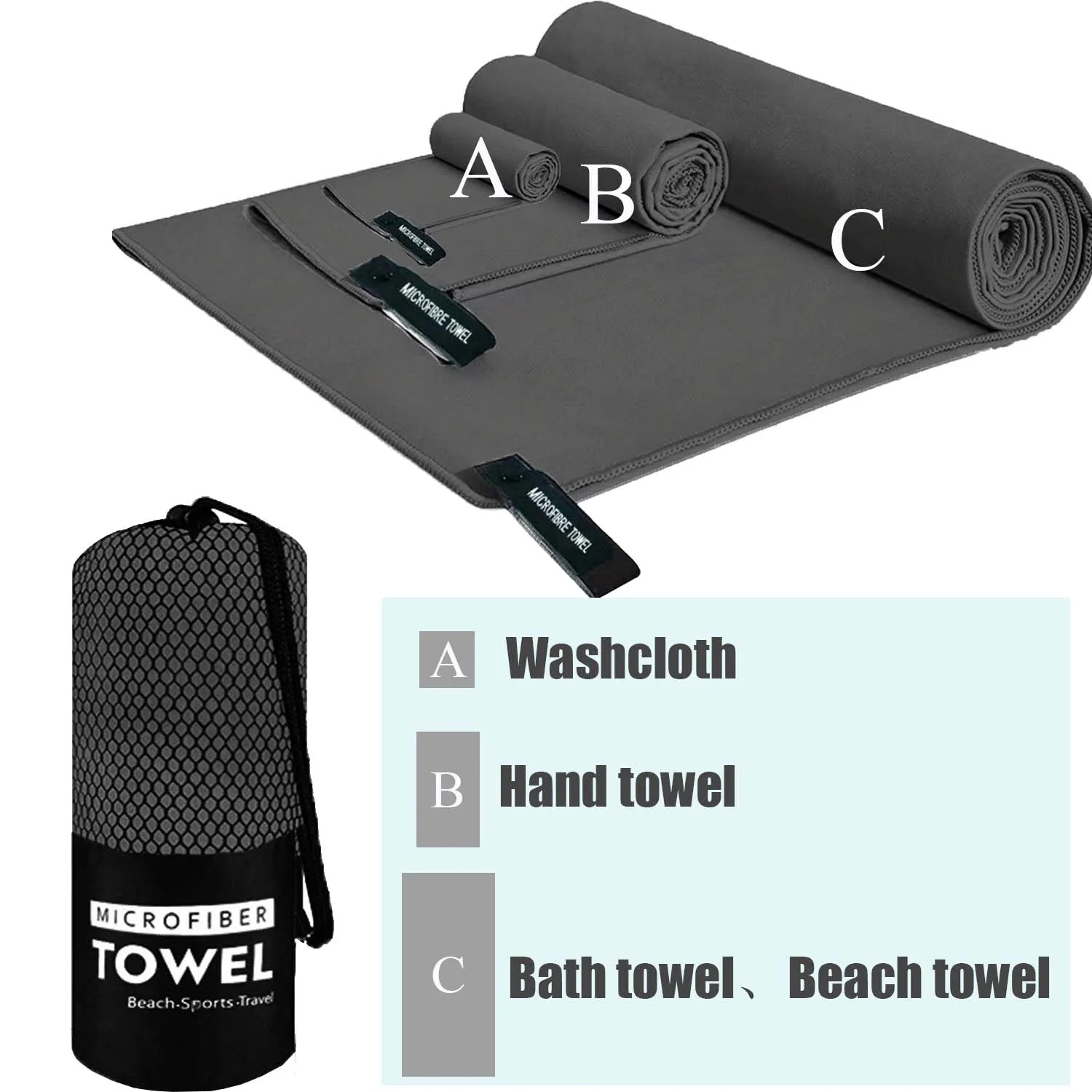 Camping Quick Dry Towel - Image 3