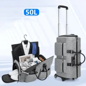 Convertible Duffle Garment Luggage with Wheels