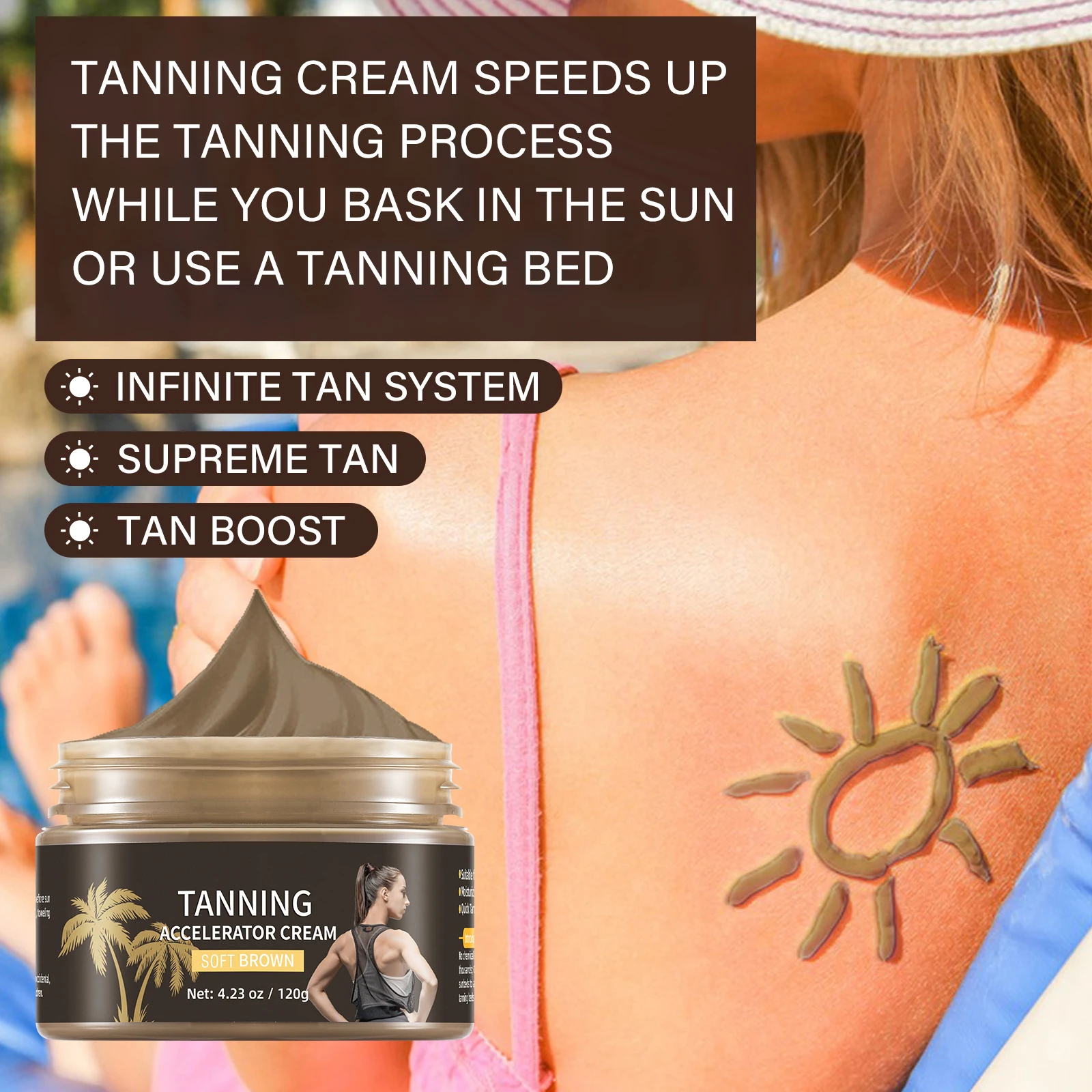 120g Tanning Luxe Gel - Image 3