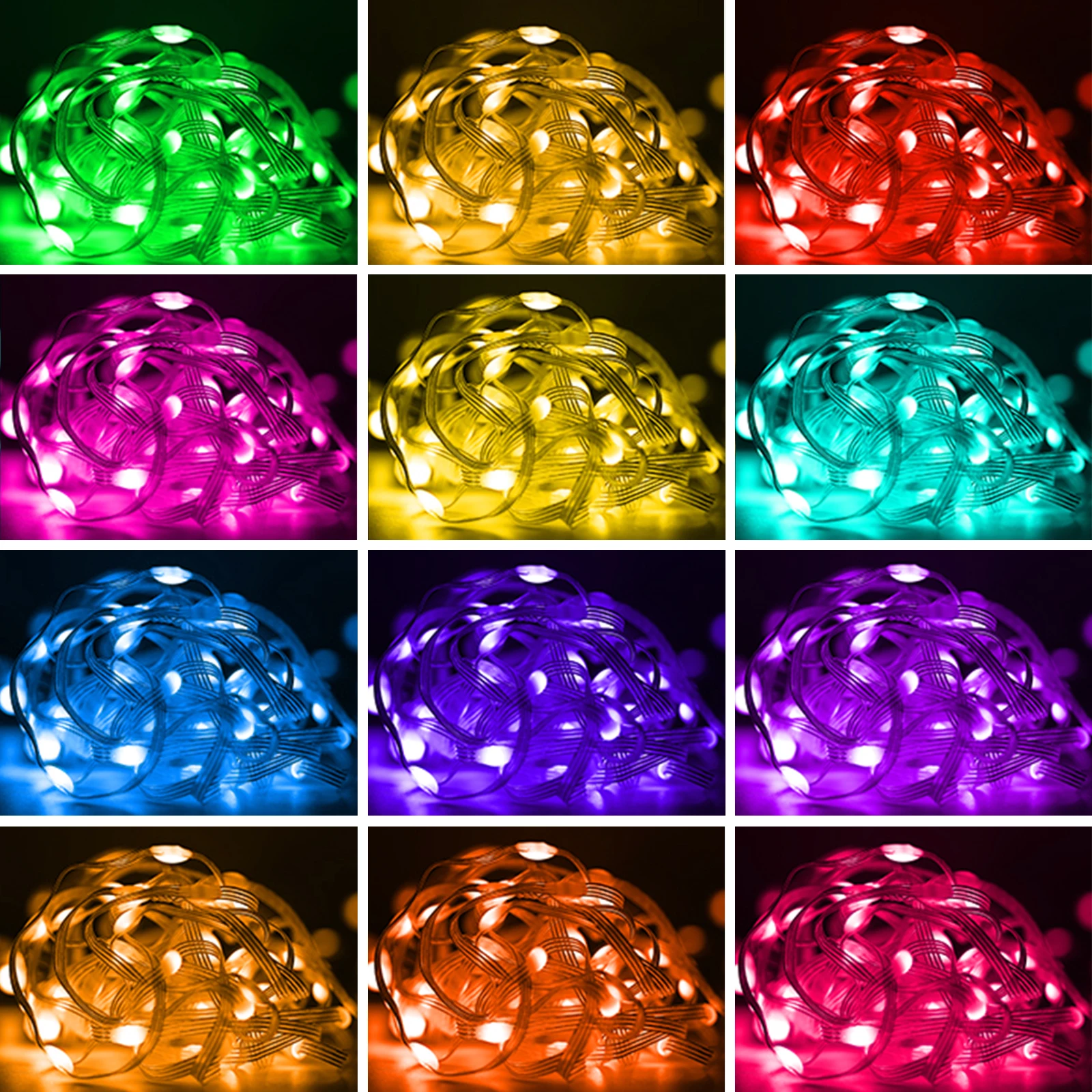 USB LED Christmas Tree Lights with Motion - Image 6