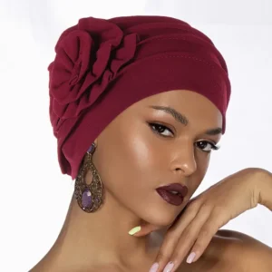 Ethnic Floral Hair Cover Hats for Chemotherapy