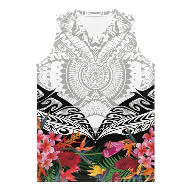 Polynesian Tribal Basketball Jerseys with Guam Designs - Image 6