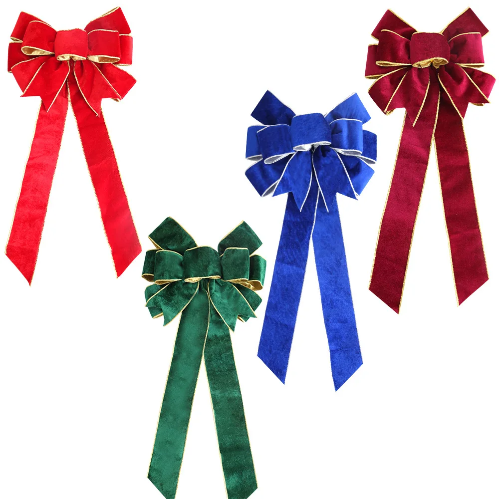60cm Red Large Commercial Christmas Bows - Image 6