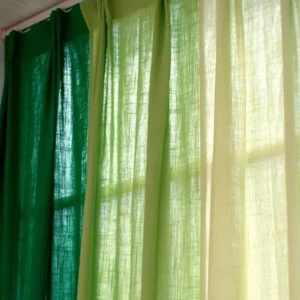 Gradient Lime Green Curtain