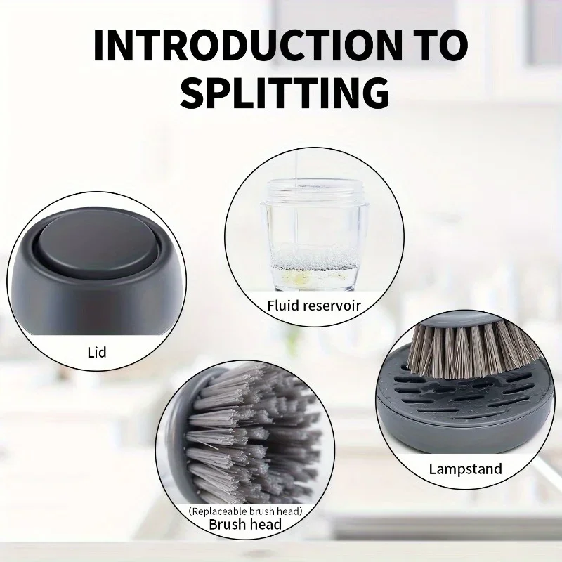 Multifunctional Pressing Cleaning Brush - Image 5