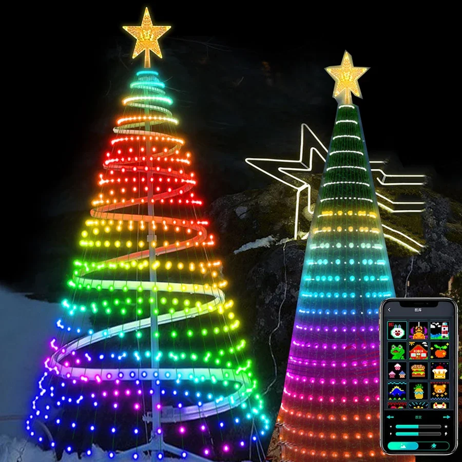Smart APP 2.1M Tower Christmas Tree - Image 8