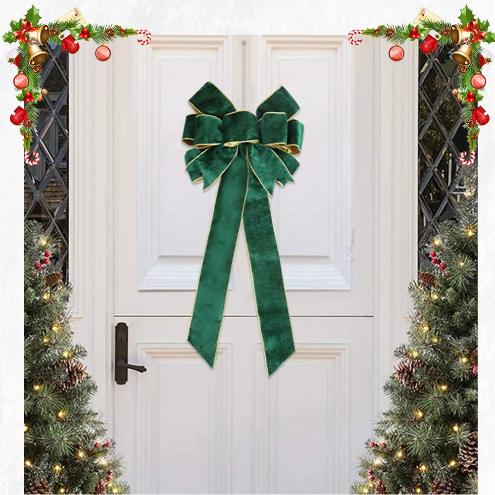 60cm Red Large Commercial Christmas Bows - Image 8